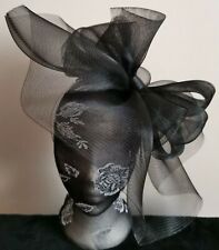 Black crin fascinator for sale  MAIDENHEAD