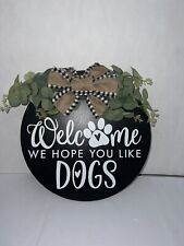Farmhouse welcome wreathsign for sale  Angier