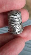 Vintage sterling silver thimble size 12 for sale  Arden