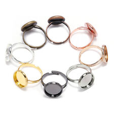 10 PÇS 8-25mm anel em branco faça você mesmo anel feito à mão suprimentos para achados de joias comprar usado  Enviando para Brazil