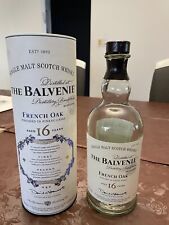 Tubo y corcho botella de whisky escocés barril de roble francés de 16 años Balvenie segunda mano  Embacar hacia Argentina