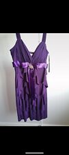 Purple cocktail dress for sale  LEIGHTON BUZZARD