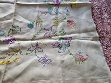 Vintage hand embroidered for sale  HULL