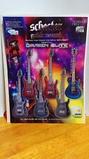 SCHECTER DAMIEN ELITE GUITARS PRINT AD 11 X 8.5 for sale  Shipping to South Africa