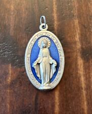 "Medalla Milagrosa Virgen María Grande; Hecha en Italia; 1,75""x1""" segunda mano  Embacar hacia Argentina