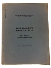 Usado, Mesas de projeção de coordenadas de aviões do Novo México 1954 - Publicação #324 comprar usado  Enviando para Brazil