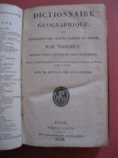 Dictionnaire géographique par d'occasion  Sainte-Sévère-sur-Indre