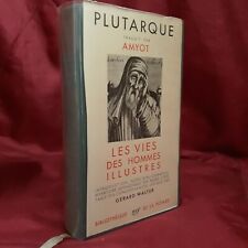 Plutarque vies hommes d'occasion  Castelnau-de-Médoc