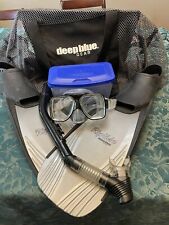 Conjunto de equipamento de snorkel para adultos pacote de snorkel/mergulho para homens mulheres comprar usado  Enviando para Brazil