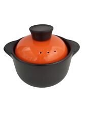 Casserole Clay Pot Ceramic Bowl  Lid Heat-Resistant Nonstick Soup Pot 1.26 QT, used for sale  Shipping to South Africa