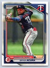 BRYAN ACUNA  TWINS    2024 BOWMAN PROSPECTS #BP-4, used for sale  Shipping to South Africa