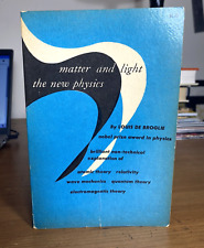 Materia y luz: la nueva física de De Louis Broglie 1939 PB envío rápido gratuito segunda mano  Embacar hacia Argentina