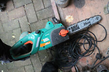 black decker electric chainsaw for sale  SAFFRON WALDEN