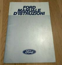 Ford manuale istruzioni usato  Italia