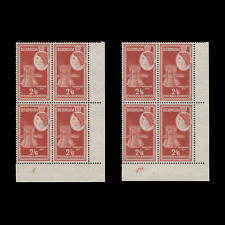 Blocos de placas Bermuda 1954 (MNH) 2s6d Warwick Fort, usado comprar usado  Enviando para Brazil