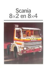 Camión Scania P 112 H 8x2 8x4 Prospekt 1982 2/82 NL folleto folleto broschyr brosjyre segunda mano  Embacar hacia Argentina