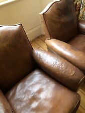 Pair french leather for sale  YORK