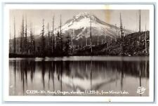 c1940's Mt. Hood Oregon From Mirror Lake Sawyer Vintage RPPC Photo Postcard for sale  Shipping to South Africa