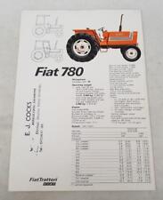 fiat 780 tractor for sale  LEICESTER