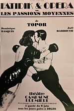 Topor Roland Affiche offset fatidik opéra ou les passions moyennes Théâtre , usado segunda mano  Embacar hacia Argentina