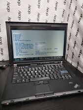 Lenovo ThinkPad T61 15" | Core2Duo T8100@2.1GHz | 3GB RAM*SEM HDD/OS/BATT/CHRGR*, usado comprar usado  Enviando para Brazil