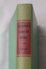 Usado, Libro de tapa dura completo de hierbas de Culpeper's 1814 de colección segunda mano  Embacar hacia Mexico