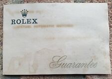 Rolex 1971 guarantee usato  Firenze