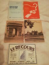 Anciens livrets cahier d'occasion  Le Havre-