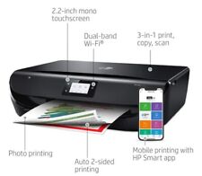 Impresora escáner inalámbrica todo en uno de inyección de tinta HP ENVY 5070 color y negro segunda mano  Embacar hacia Mexico