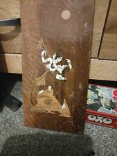 Vintage marquetry picture for sale  UK