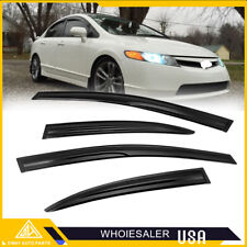 Usado, Para 2006-2011 Honda Civic estilo fita viseiras guarda chuva janela 4 portas sedã 4x comprar usado  Enviando para Brazil