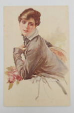 Cartolina originale donna usato  Napoli