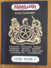 Marillion euro passport for sale  PRESTON