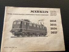 Märklin betriebsanleitung 303 gebraucht kaufen  Obrighoven