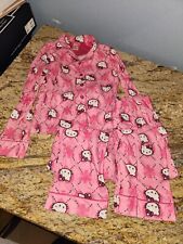 Juego de pijamas de lana rosa Hello Kitty by Sanrio grande para mujer con estampado completo segunda mano  Embacar hacia Argentina