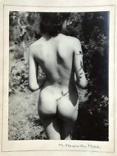 Nude Artistic Back Photography Signed Vintage Analogue Mfbn segunda mano  Embacar hacia Mexico