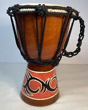 Auténtico mini Djembe africano de colección pintado a mano segunda mano  Embacar hacia Argentina