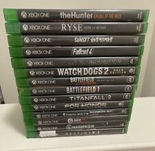 Xbox One Lot 14 Games The Hunter Ryse Fallout 4 Dragon Age Battlefield For Honor, used for sale  Shipping to South Africa