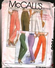 7566 Vintage McCalls Patrón de Costura Falta Pantalones Pantalones Pantalones Insertados Bolsillos segunda mano  Embacar hacia Mexico