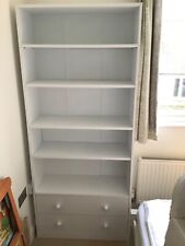 Tall white bookcase for sale  FAVERSHAM