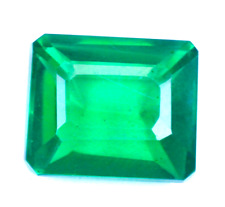 AAA Colombian 11.55Ct Natural Green Emerald Shape Loose Gemstone Certified B2047 for sale  Shipping to Canada