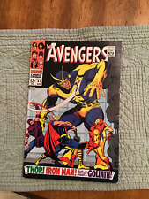 Avengers #51 Marvel 1967 cómics de Marvel, Goliat, Iron Man y Thor 12 centavos finos segunda mano  Embacar hacia Argentina