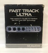 Interface de gravação M-Audio Fast Track ultra USB 2.0, 48V Phantom Power preta, usado comprar usado  Enviando para Brazil