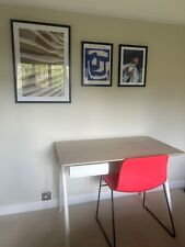 solid wood painted desk for sale  GODALMING