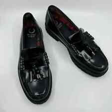 G.H. BASS & CO. Weejuns 90s Layton II Kiltie Black Leather Loafers - Mens 13 for sale  Shipping to South Africa