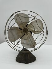 MCM Vintage Eskimo Model SPIDER WEB 9” Cage Electric Metal Desk Fan PROP ONLY, used for sale  Shipping to South Africa