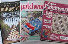 Patchwork quilting magazines for sale  CHESTERFIELD