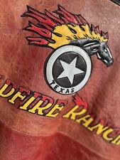 Colete de Couro Wildfire Ranch Cowboy Texas Vintage Rústico Treinador de Cavalo Cavalo Selvagem comprar usado  Enviando para Brazil
