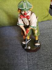 Holzfigur clown golfer gebraucht kaufen  Frintrop