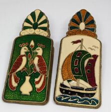 Cloisonne enamel brass for sale  UK